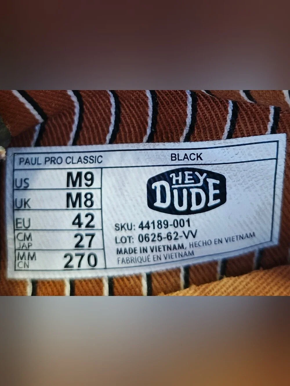 Men HeyDue Paul Pro Classic Size 9